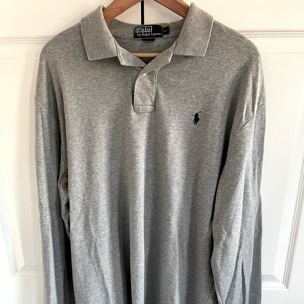 Long sleeve men's Polo (L)